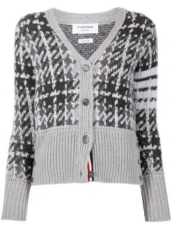 Thom Browne knitted cashmere cardigan