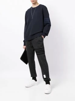 Thom Browne houndstooth-pattern track pants