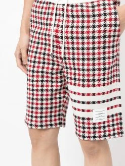Thom Browne 4-Bar stripe checked shorts