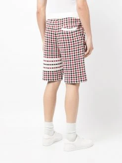 Thom Browne 4-Bar stripe checked shorts