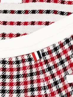 Thom Browne 4-Bar stripe checked shorts