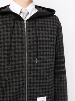 Thom Browne 4-Bar houndstooth hoodie