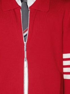 Thom Browne 4-Bar stripe zip-up bomber jacket