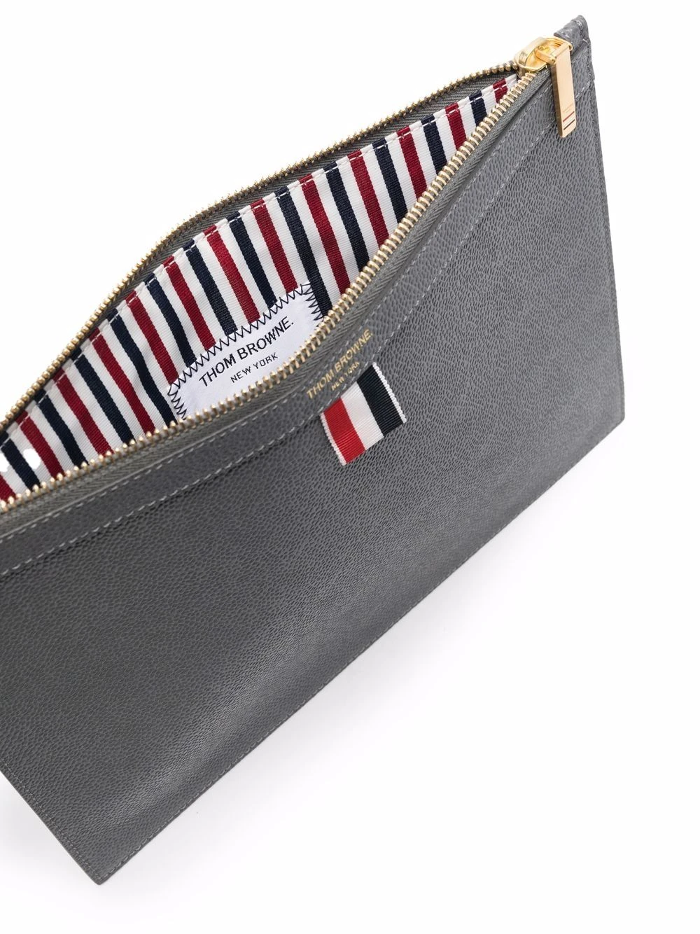 New π Thom Browne RWB stripe zipped pouch wallets & purses of women π 4 Thom Browne RWB stripe zipped pouch