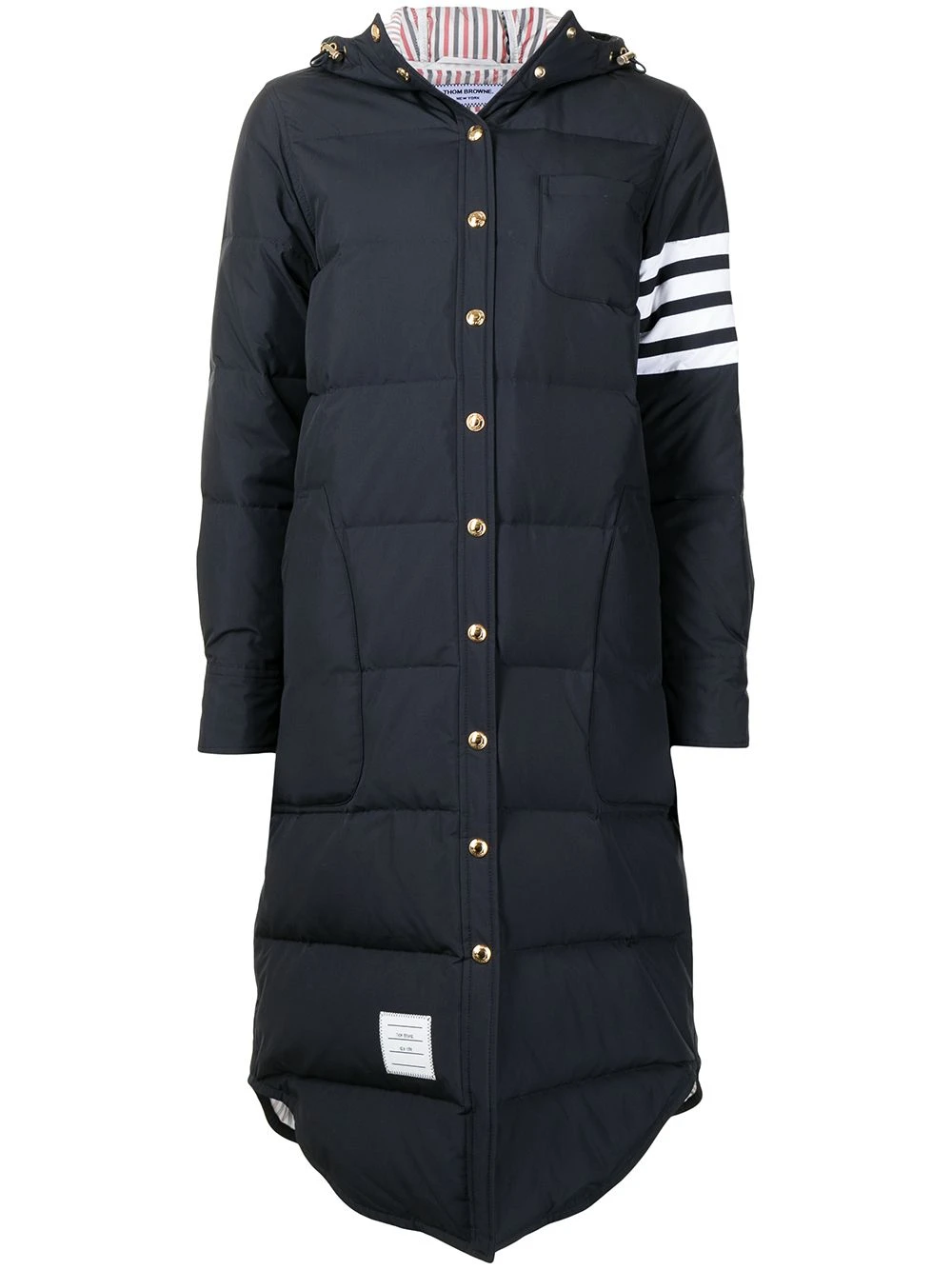 Deals β Thom Browne 4 Bar stripe padded coat down jackets of women π― 1 Thom Browne 4-Bar stripe padded coat
