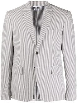 Thom Browne pinstripe single-breasted blazer