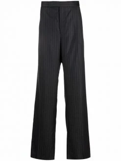 Thom Browne pinstripe wide-leg tailored trousers