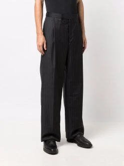 Thom Browne pinstripe wide-leg tailored trousers