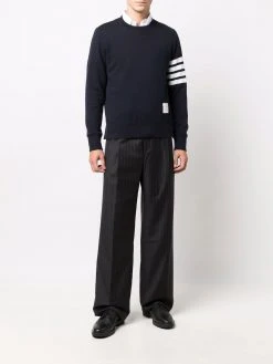 Thom Browne pinstripe wide-leg tailored trousers