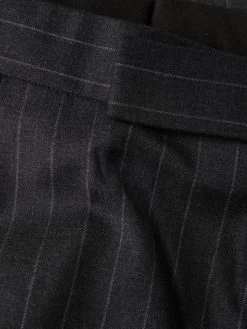 Thom Browne pinstripe wide-leg tailored trousers