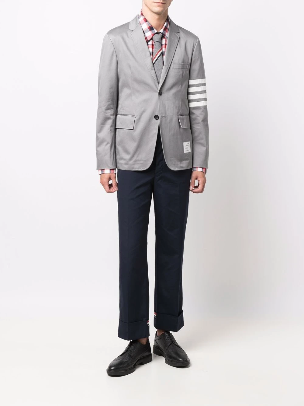 Hot Sale π Thom Browne RWB stripe tailored trousers tailored pants of men π€© 2 Thom Browne RWB stripe tailored trousers