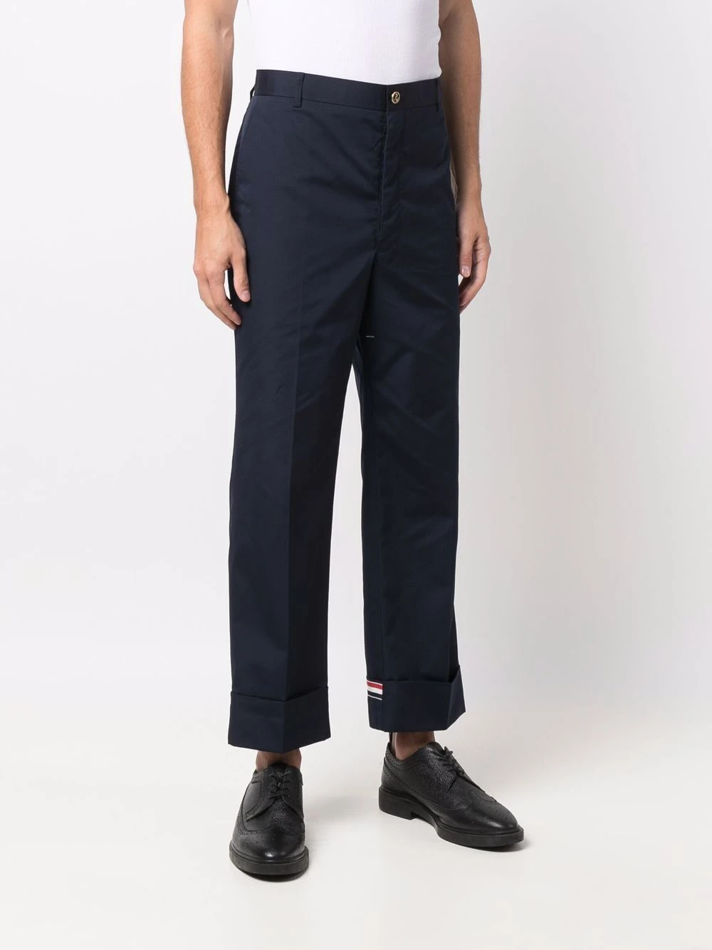 Hot Sale π Thom Browne RWB stripe tailored trousers tailored pants of men π€© 3 Thom Browne RWB stripe tailored trousers