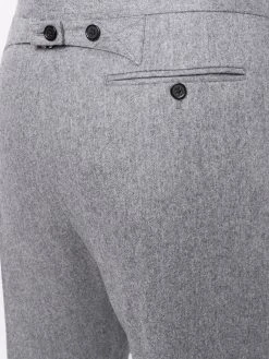 Thom Browne pressed-crease tailored trousers