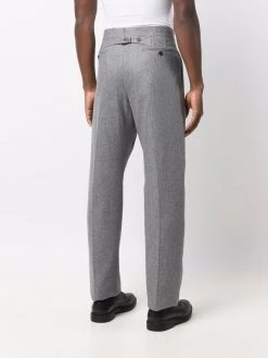 Thom Browne pressed-crease tailored trousers