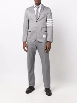 Thom Browne pressed-crease tailored trousers