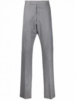 Thom Browne pressed-crease tailored trousers