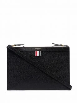 Thom Browne logo-print crossbody bag