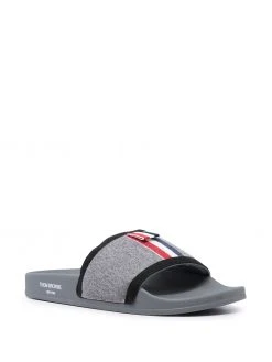 Thom Browne RWB-stripe rubber slides
