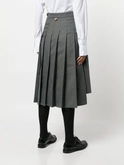 Promo ⭐ Thom Browne 4 Bar stripe pleated skirt pleated skirts of women ⭐ 8 Thom Browne 4-Bar stripe pleated skirt