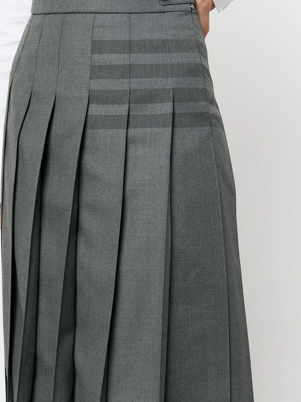 Promo ⭐ Thom Browne 4 Bar stripe pleated skirt pleated skirts of women ⭐ 5 Thom Browne 4-Bar stripe pleated skirt