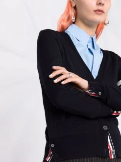 Flash Sale 🔥 Thom Browne 4 Bar merino wool cardigan cardigans of women 💯 8 Thom Browne 4-Bar merino wool cardigan