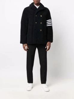Thom Browne 4-Bar stripe double-breasted jacket