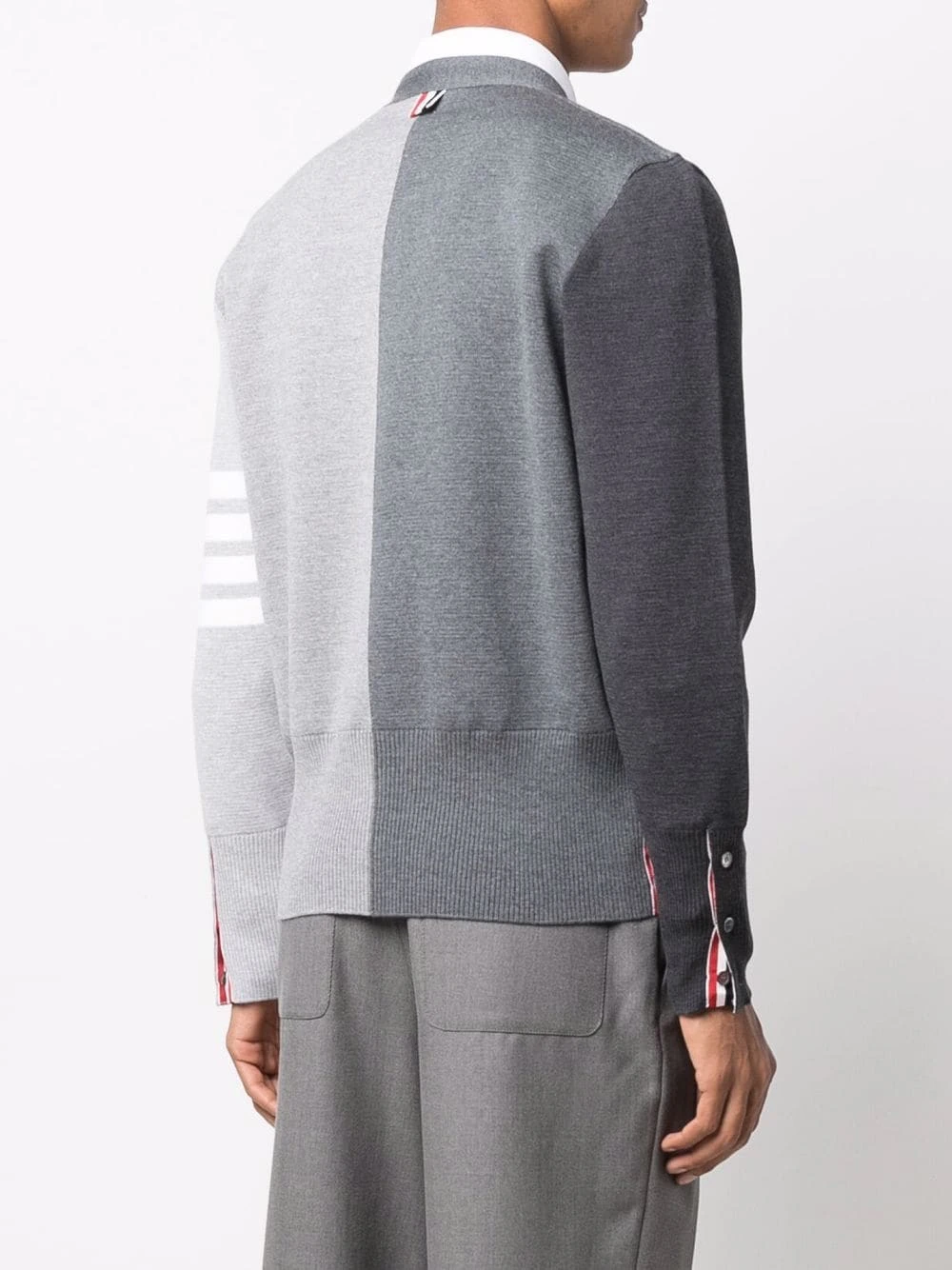 Discount 👍 Thom Browne 4 bar wool cardigan cardigans of men ⌛ 4 Thom Browne 4-bar wool cardigan