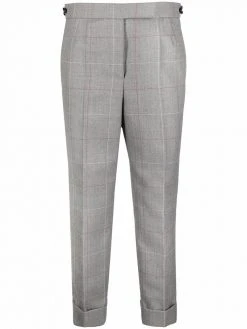 Thom Browne cropped pinstriped trousers