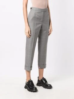 Hot Sale π Thom Browne Cropped pinstriped trousers cropped pants of women βοΈ 9 Thom Browne cropped pinstriped trousers