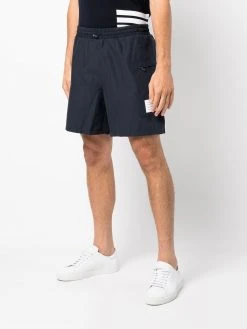 Outlet π Thom Browne Logo patch track shorts track & running shorts of men β€οΈ 7 Thom Browne logo-patch track shorts