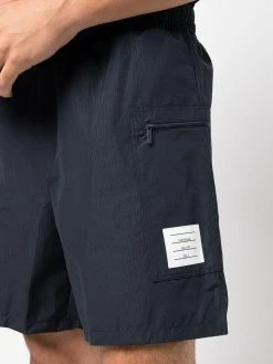 Outlet π Thom Browne Logo patch track shorts track & running shorts of men β€οΈ 9 Thom Browne logo-patch track shorts