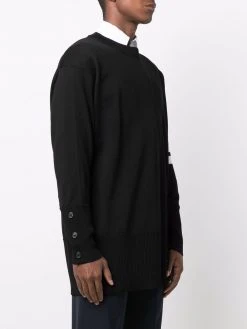 Thom Browne 4-Bar stripe ribbed jumper