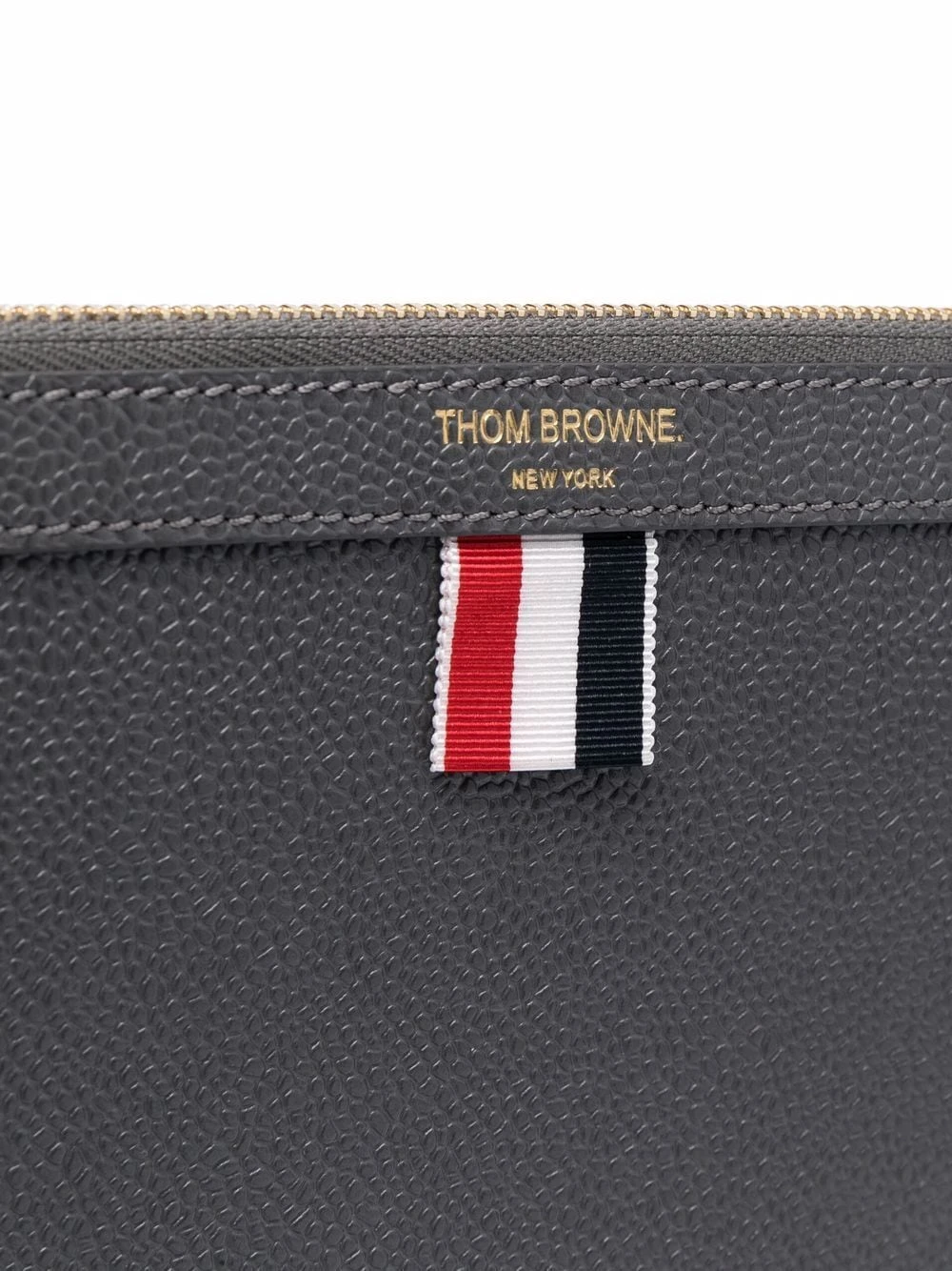 Brand new ⌛ Thom Browne RWB stripe clutch bag clutch bags of women ✔️ 4 Thom Browne RWB-stripe clutch bag