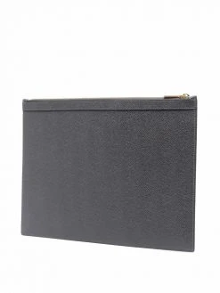 Brand new ⌛ Thom Browne RWB stripe clutch bag clutch bags of women ✔️ 7 Thom Browne RWB-stripe clutch bag