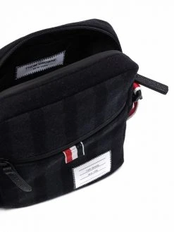 Thom Browne RWB-strap crossbody bag