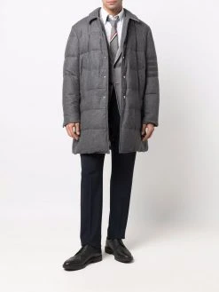 Thom Browne 4-Bar padded coat