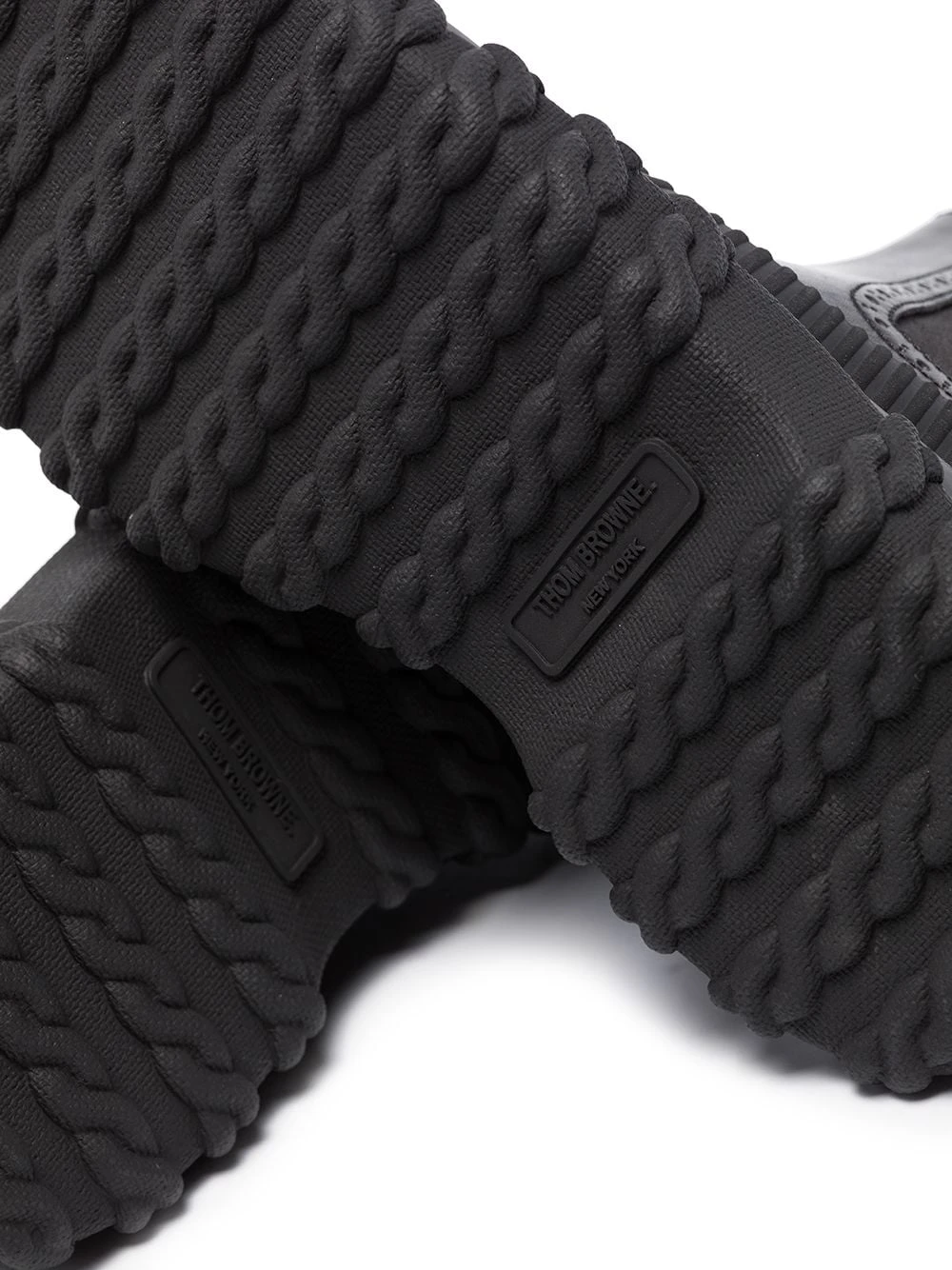 Discount π Thom Browne RWB stripe leather Chelsea boots of men π 4 Thom Browne RWB-stripe leather Chelsea boots