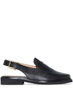 Thom Browne slingback leather loafers