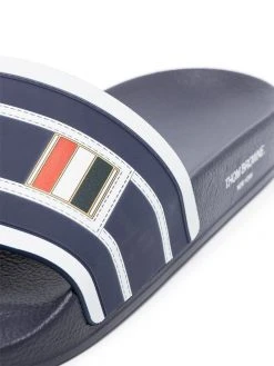 Thom Browne RWB-stripe slip-on slides